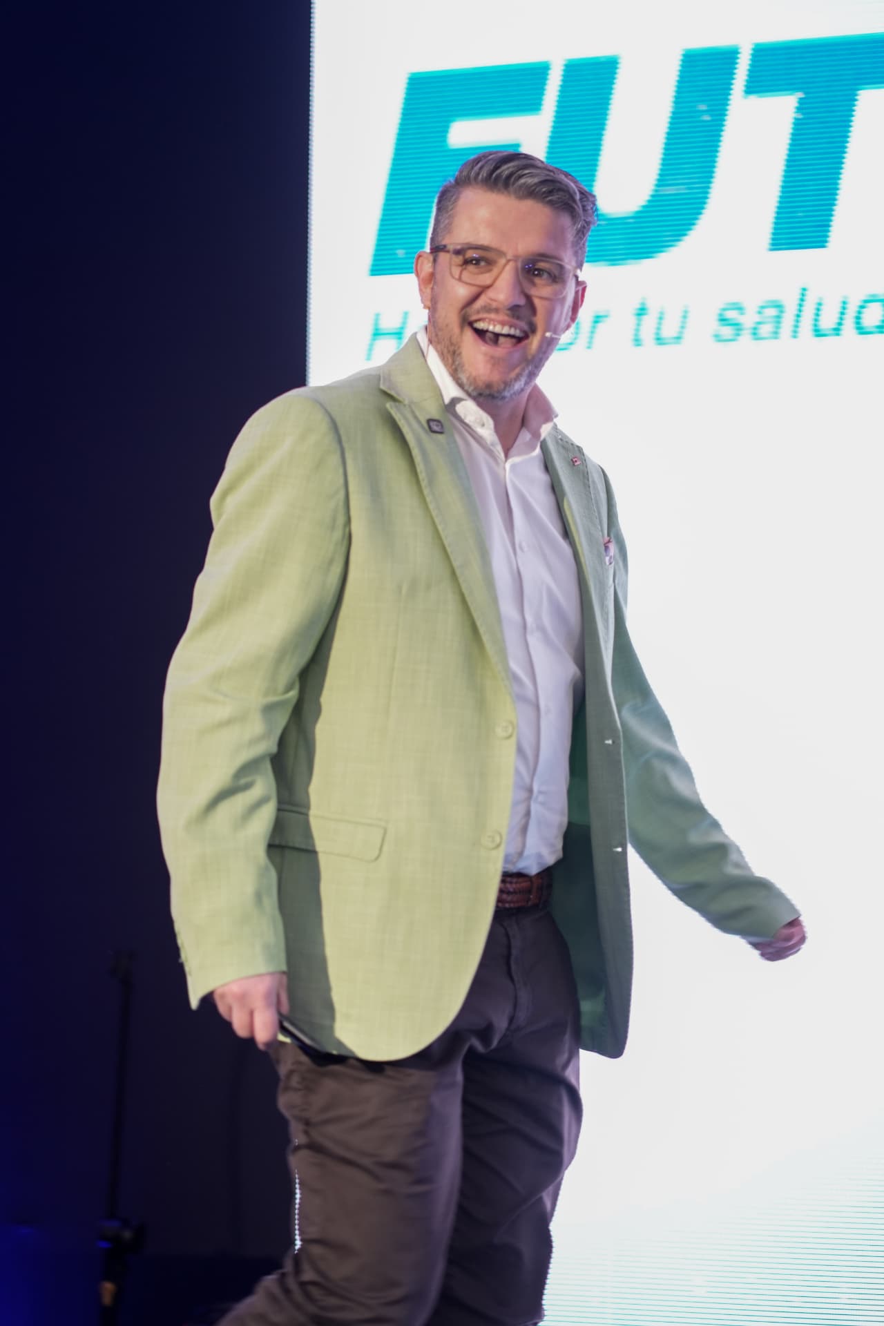 Guillermo González Pimiento durante una conferencia